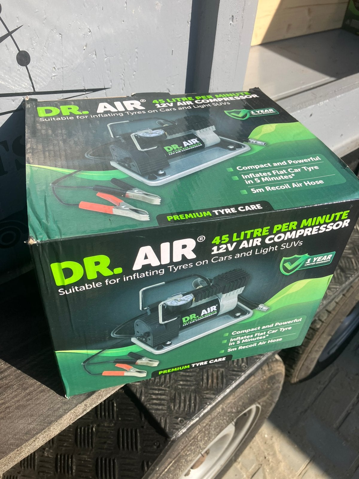 Banden lucht compressor, Auto diversen, Autogereedschap, Ophalen of Verzenden, Nieuw
