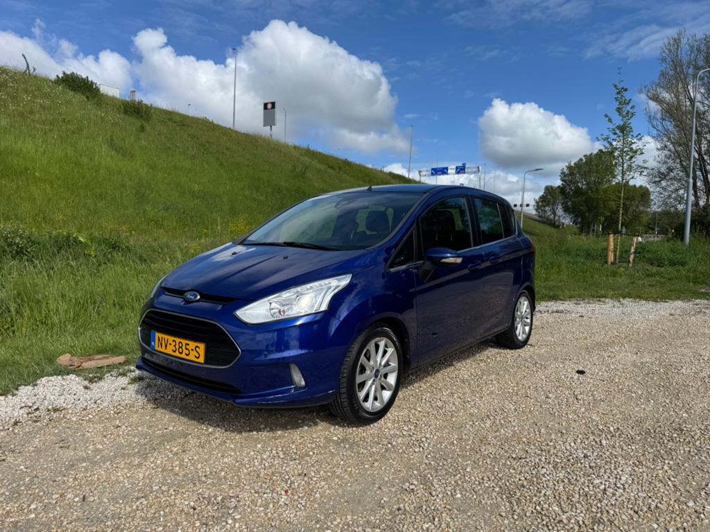 Ford B-Max 1.0 Ecoboost  2017 Blauw, Auto's, Ford, Voorwielaandrijving, 750 kg, 100 pk, Origineel Nederlands