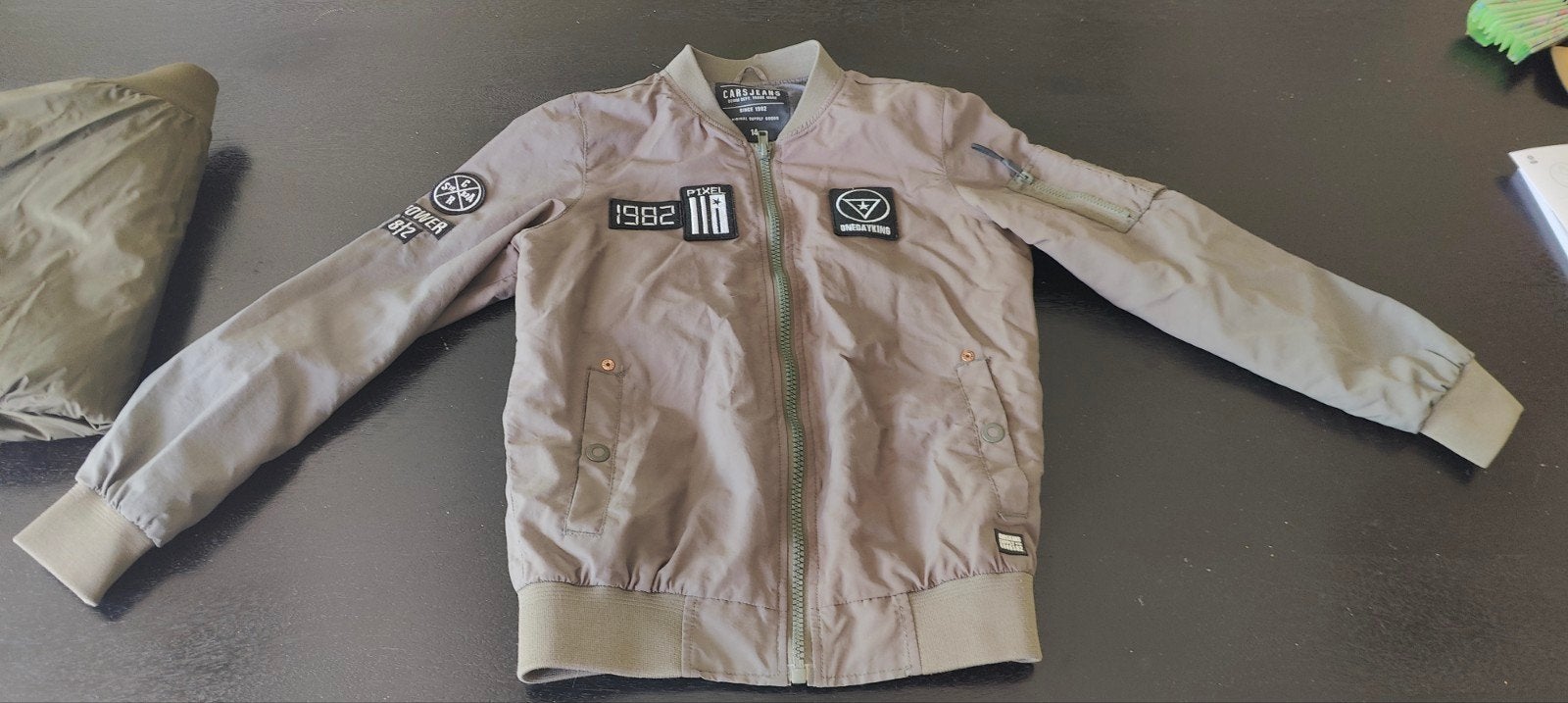 Cars Jeans jongens bomberjack maat 164, Gebruikt, Ophalen of Verzenden, Jas, Jongen