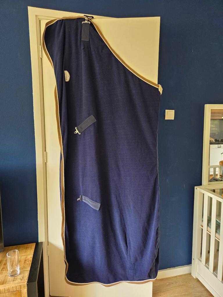 Fleecedeken 205, Dieren en Toebehoren, Gebruikt, Fleece, Blauw, Deken
