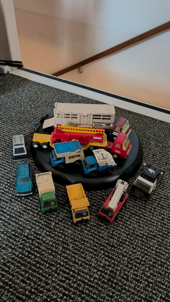 Tonka speelgoed: 11 stuks vrachtwagens, hoogwerker, etc., Ophalen of Verzenden