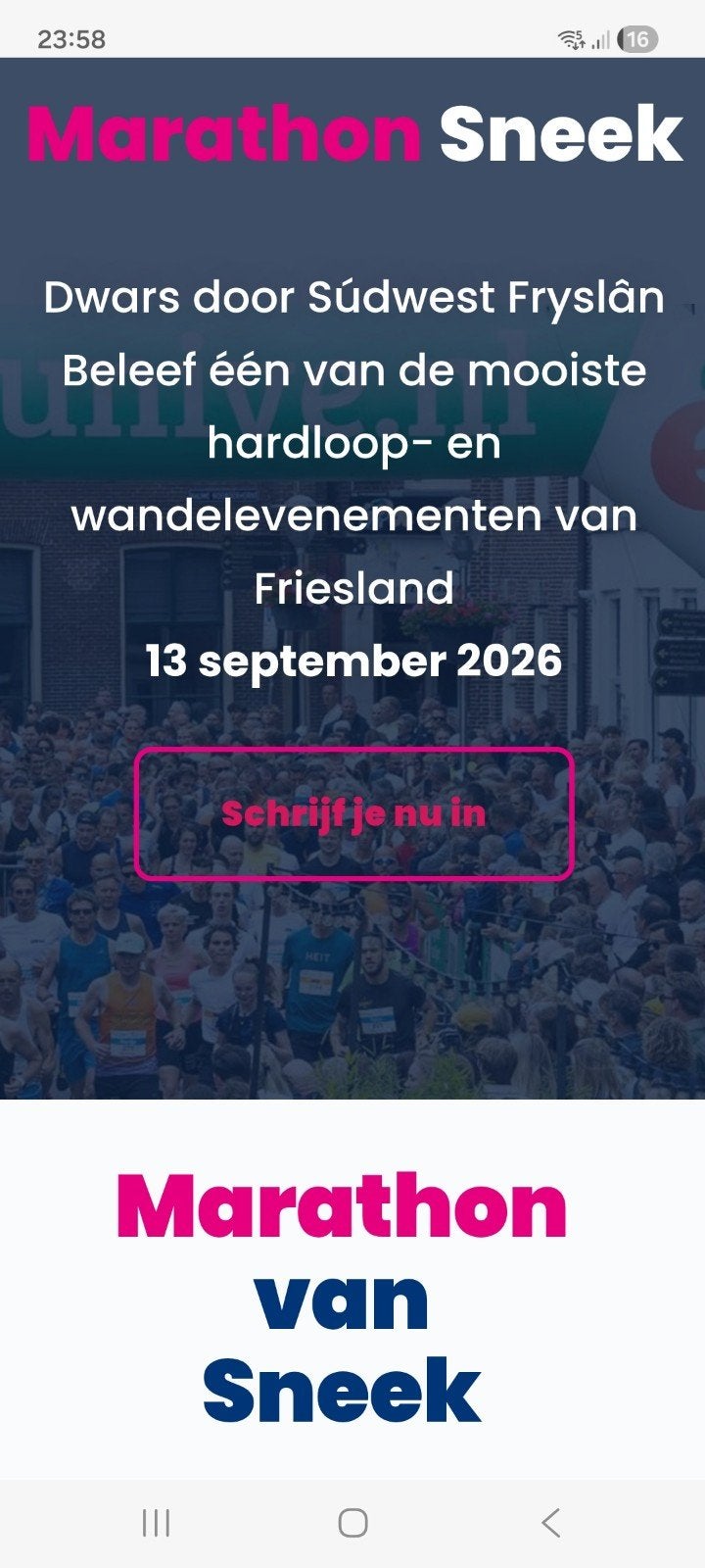Marathon Sneek, Ophalen, Nieuw, Overige typen, Overige merken