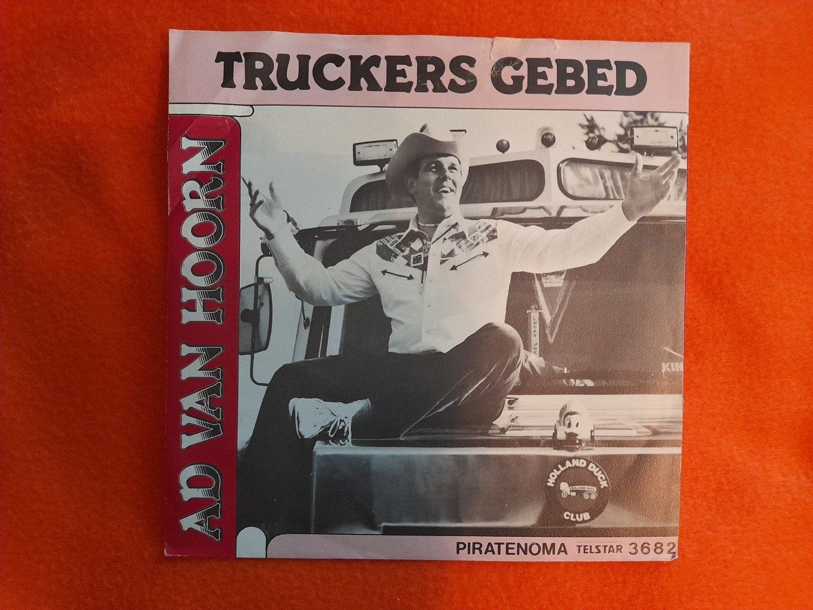 Ad van Hoorn - Truckers gebed (Telstar 1982), Cd's en Dvd's, Gebruikt, 7 inch, Ophalen of Verzenden, Beschermende buitenhoes