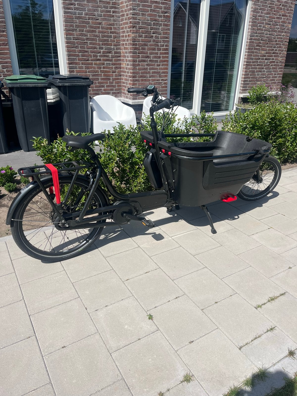 Batavus Fier 2 elektrische bakfiets - Zo goed als nieuw, Fietsen en Brommers, Elektrisch, Zo goed als nieuw, 2 kinderen, Schijfrem