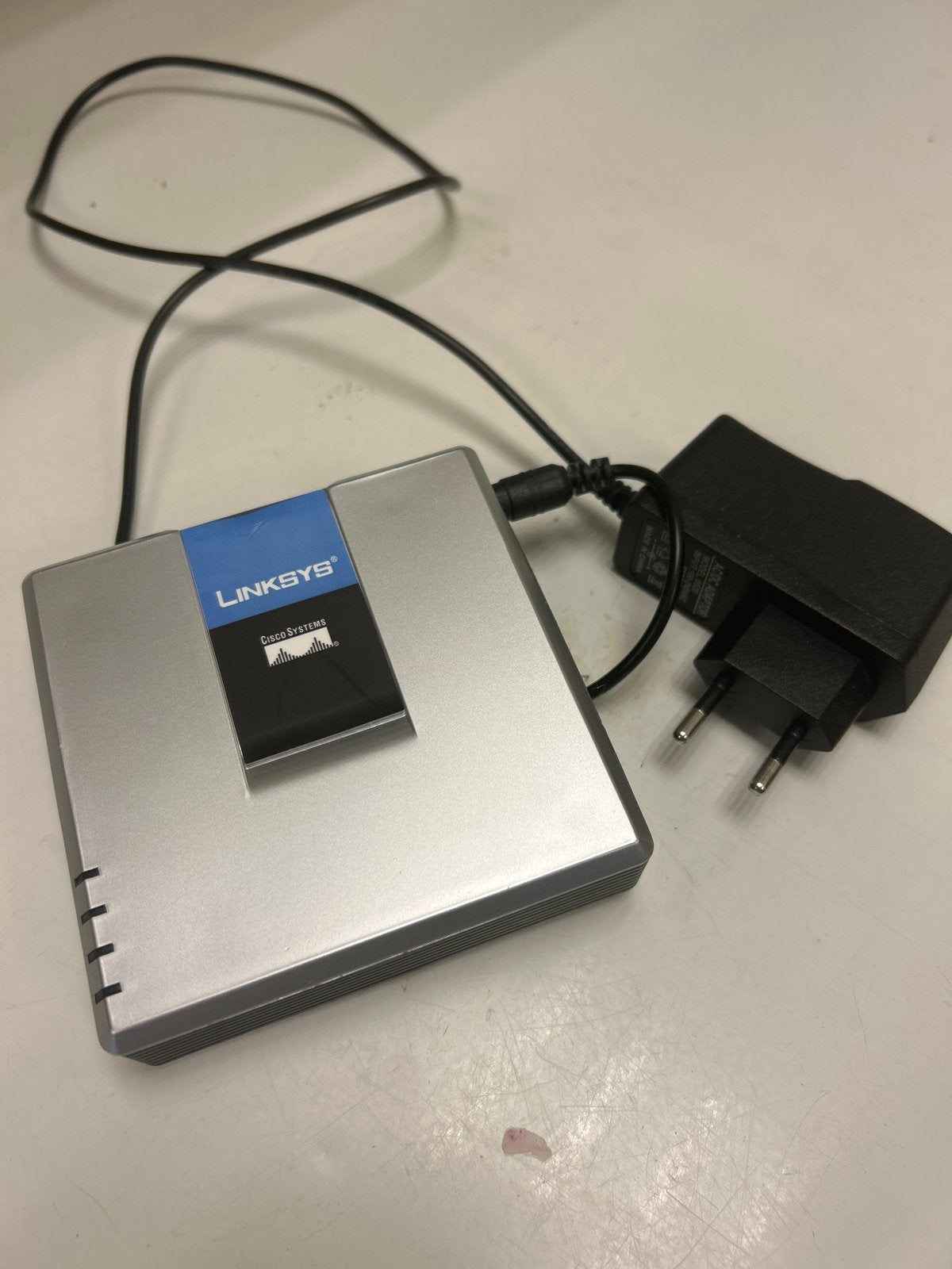 Linksys PAP2T VoIP Internet Telefoon Adapter, Ophalen of Verzenden, Gebruikt, Toebehoren