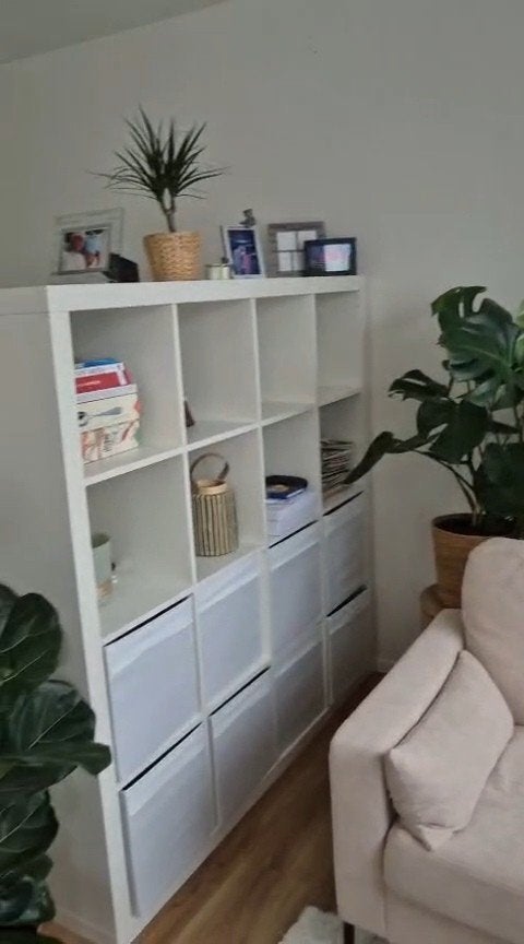 Ikea Kallax open vak wit 16 vakken, Ophalen, Gebruikt, 100 tot 150 cm, 100 tot 150 cm