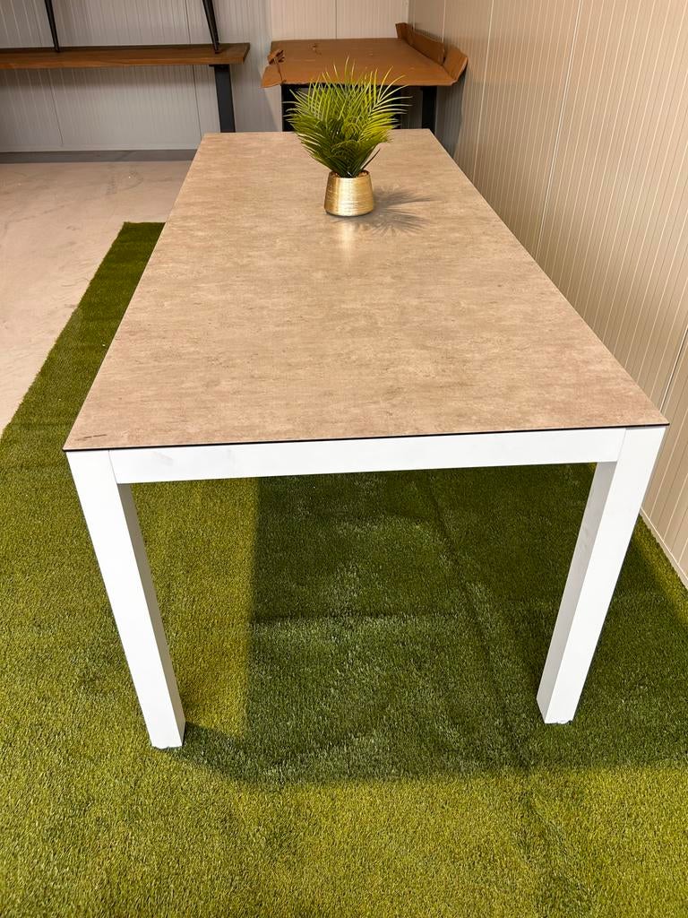 Nieuwe Lifestyle Margao aluminium tuintafel 220x90 cm, Tuin en Terras, Tuintafels, ., Ophalen of Verzenden, ., Rechthoekig