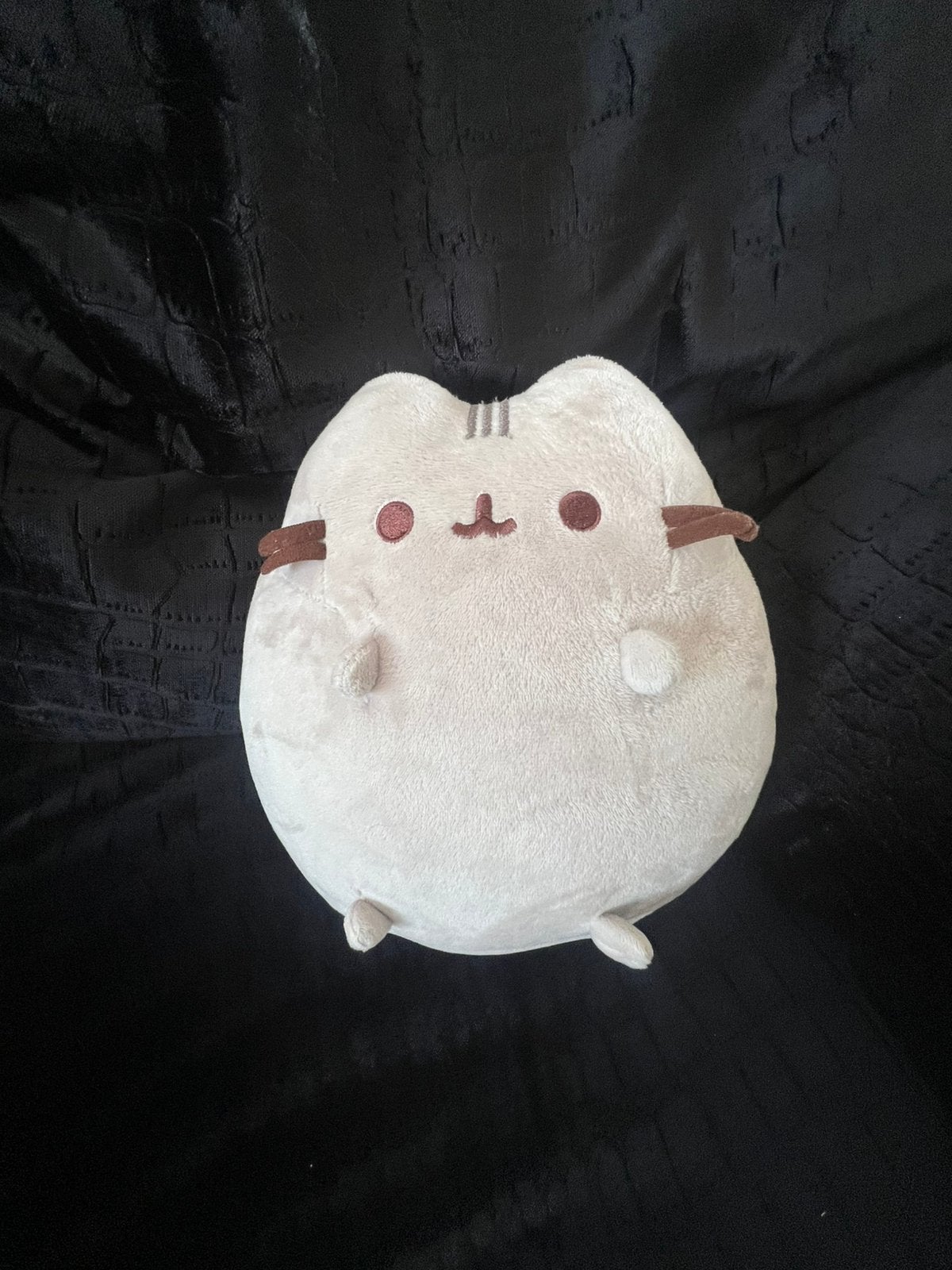 Grijze pluche Pusheen knuffel 25 cm groot, Overige merken, Overige karakters, Grijs, Ophalen of Verzenden