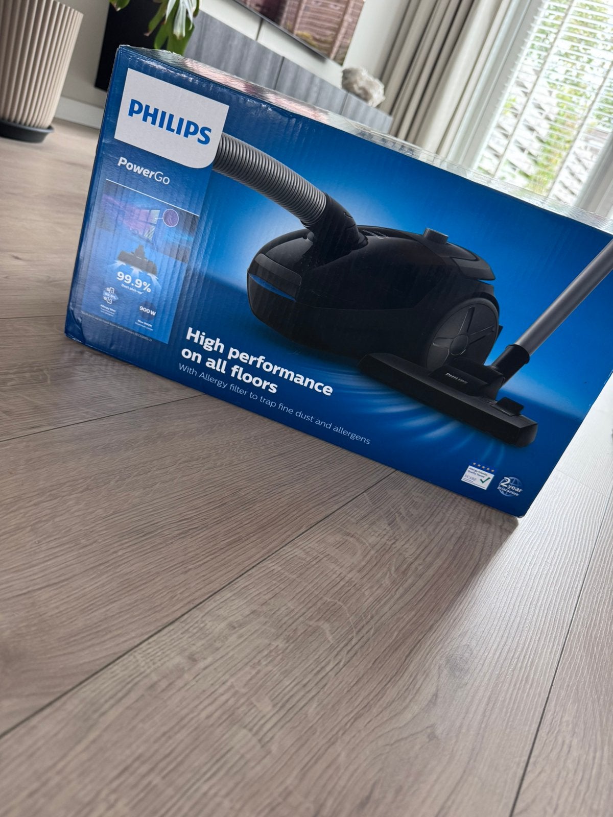 Philips powerGo stofzuiger, Ophalen, Nieuw, Stofzak, Philips