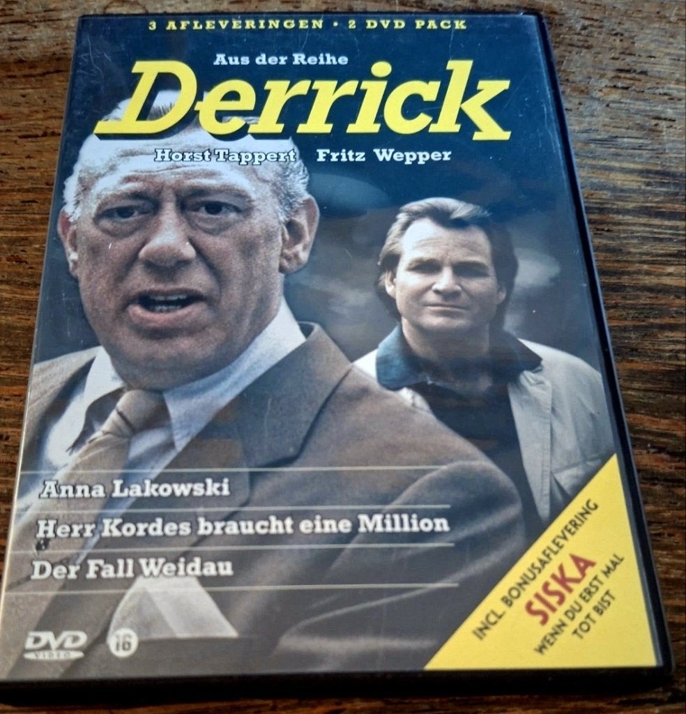 Derrick - 3 afleveringen - bonusaflevering Siska, Vanaf 16 jaar, Misdaad, Nederlands, Duits