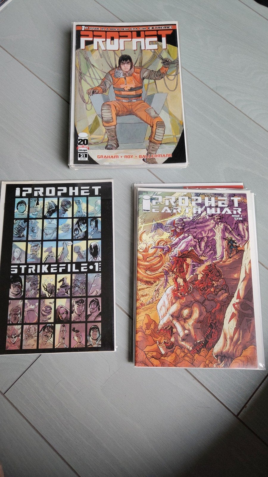 Prophet #21-45, Strikefile #1-2, Earth War #1 - #6 compleet, Complete serie of reeks, Ophalen of Verzenden, Zo goed als nieuw