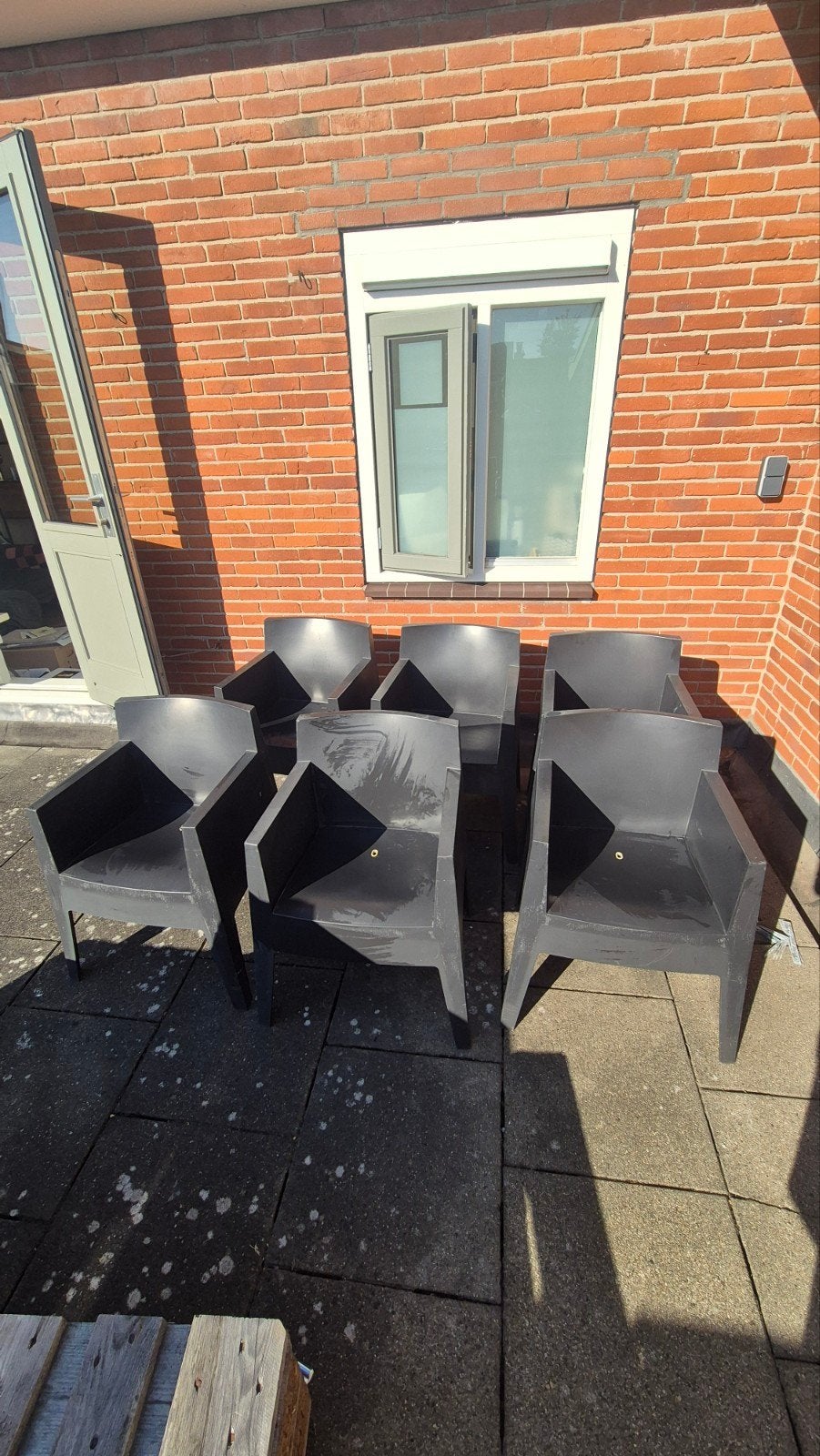 Driade Store Toy stoelen van Philippe Starck (6 stuks), Ophalen, Gebruikt, Kunststof