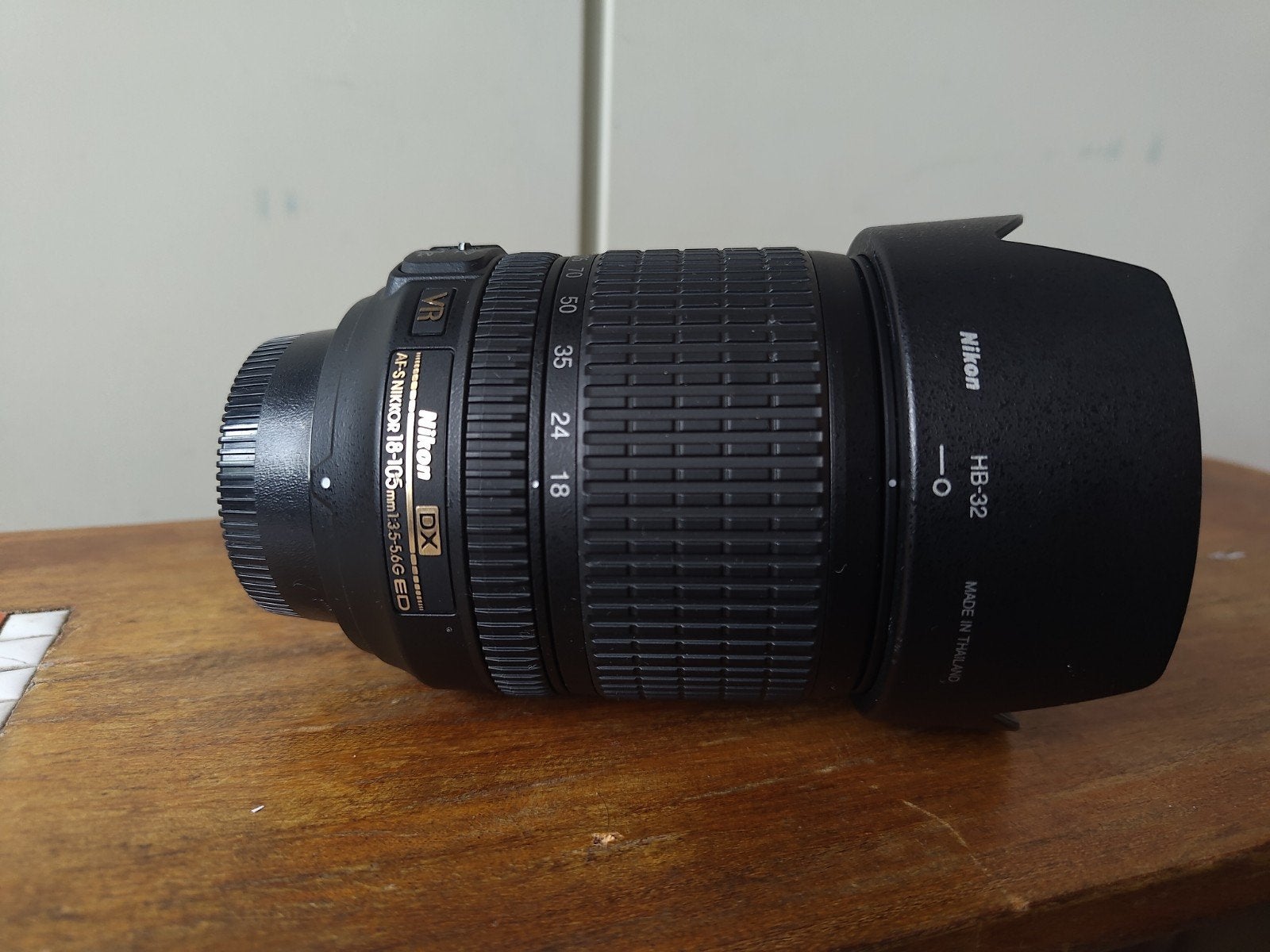 Nikon AF-S NIKKOR 18-105mm f/3.5-5.6G ED VR DX Lens, Audio, Tv en Foto, Fotografie | Lenzen en Objectieven, Ophalen, Nikon, Zo goed als nieuw