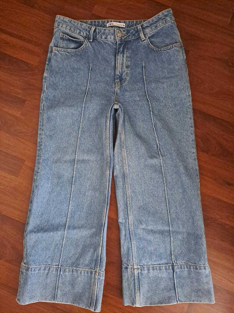 Zara jeans € 7,50, Ophalen, Gedragen, Blauw, Overige jeansmaten