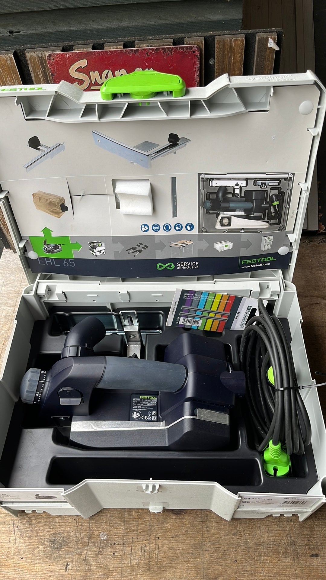Festool EHL65 EQ-Plus schaafmachine, Ophalen of Verzenden, Zo goed als nieuw