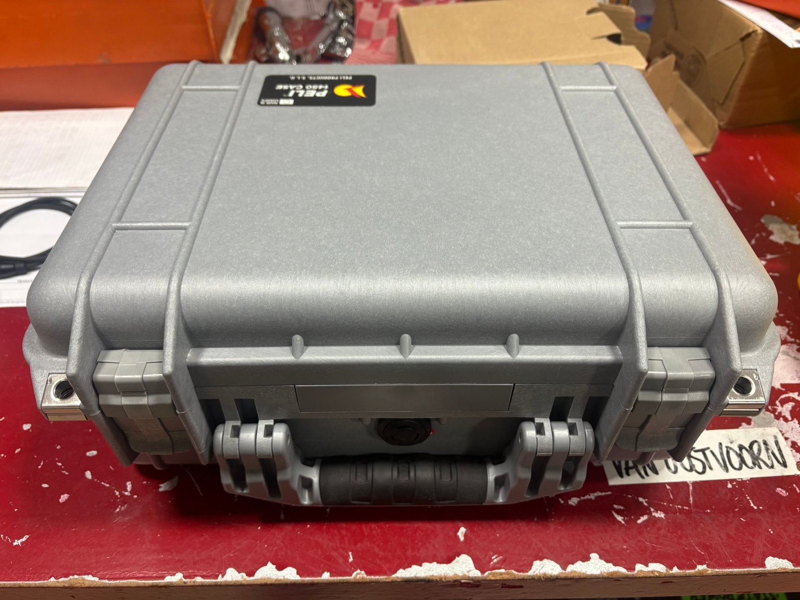 Peli 1450 Case grijs leeg, Ophalen of Verzenden, Nieuw, Overige instrumenten, Flightcase