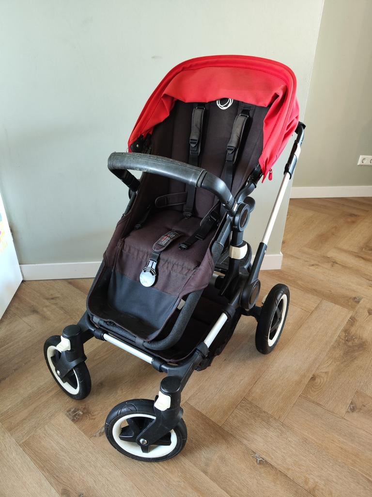 Bugaboo Buffalo compleet met accessoires, Kinderen en Baby's, Kinderwagens en Combinaties, Gebruikt, Bugaboo, Verstelbare duwstang