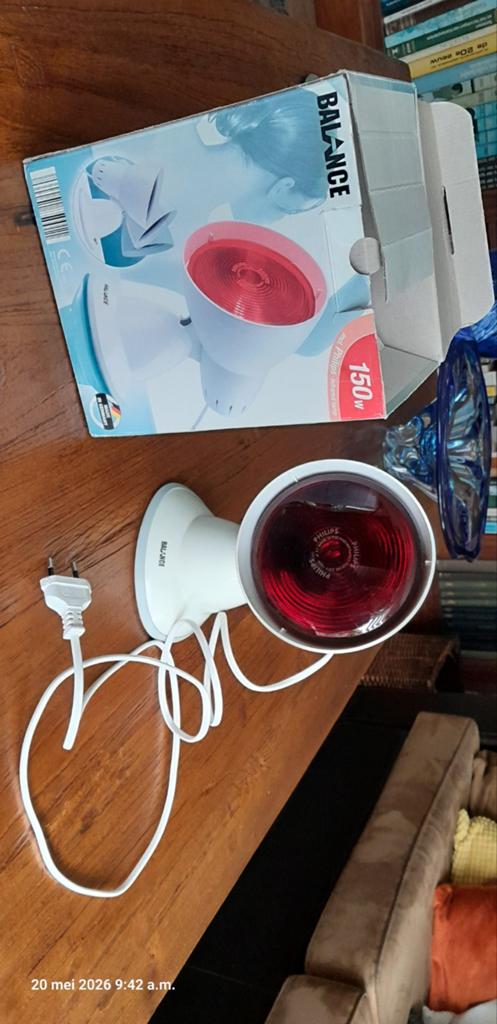 Infrarood lamp, Witgoed en Apparatuur, Zonnebanken en Gezichtsbruiners, Ophalen, Zo goed als nieuw, Overige modellen, Minder dan 10 lampen
