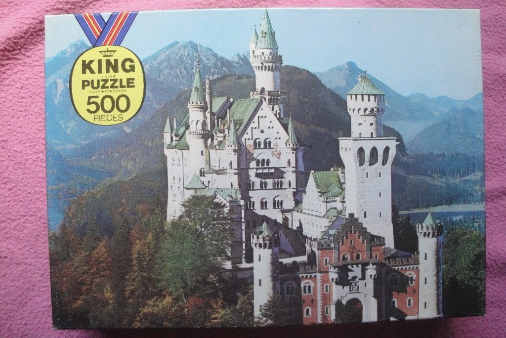 KING JIG SAW FULLY INTERLOCKING PUZZLE 500st. 1,95euro, Ophalen of Verzenden, 500 t/m 1500 stukjes, Gebruikt, Legpuzzel