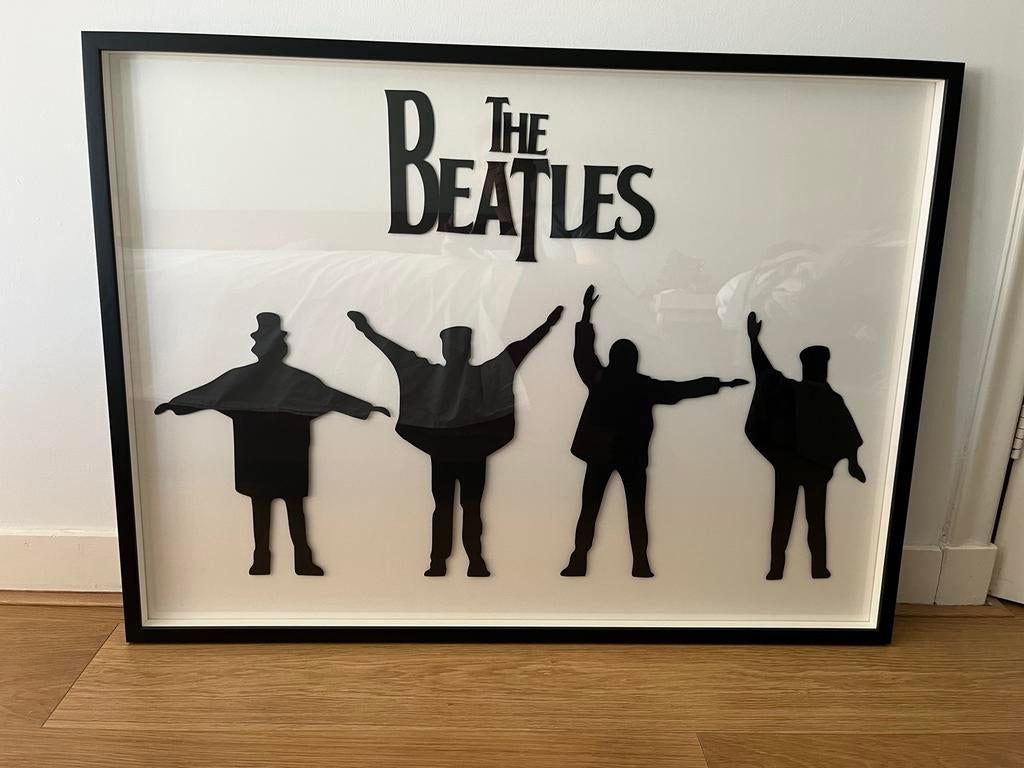 Mooi 3D kunstwerk The Beatles - 103x75 cm, Antiek en Kunst, Ophalen