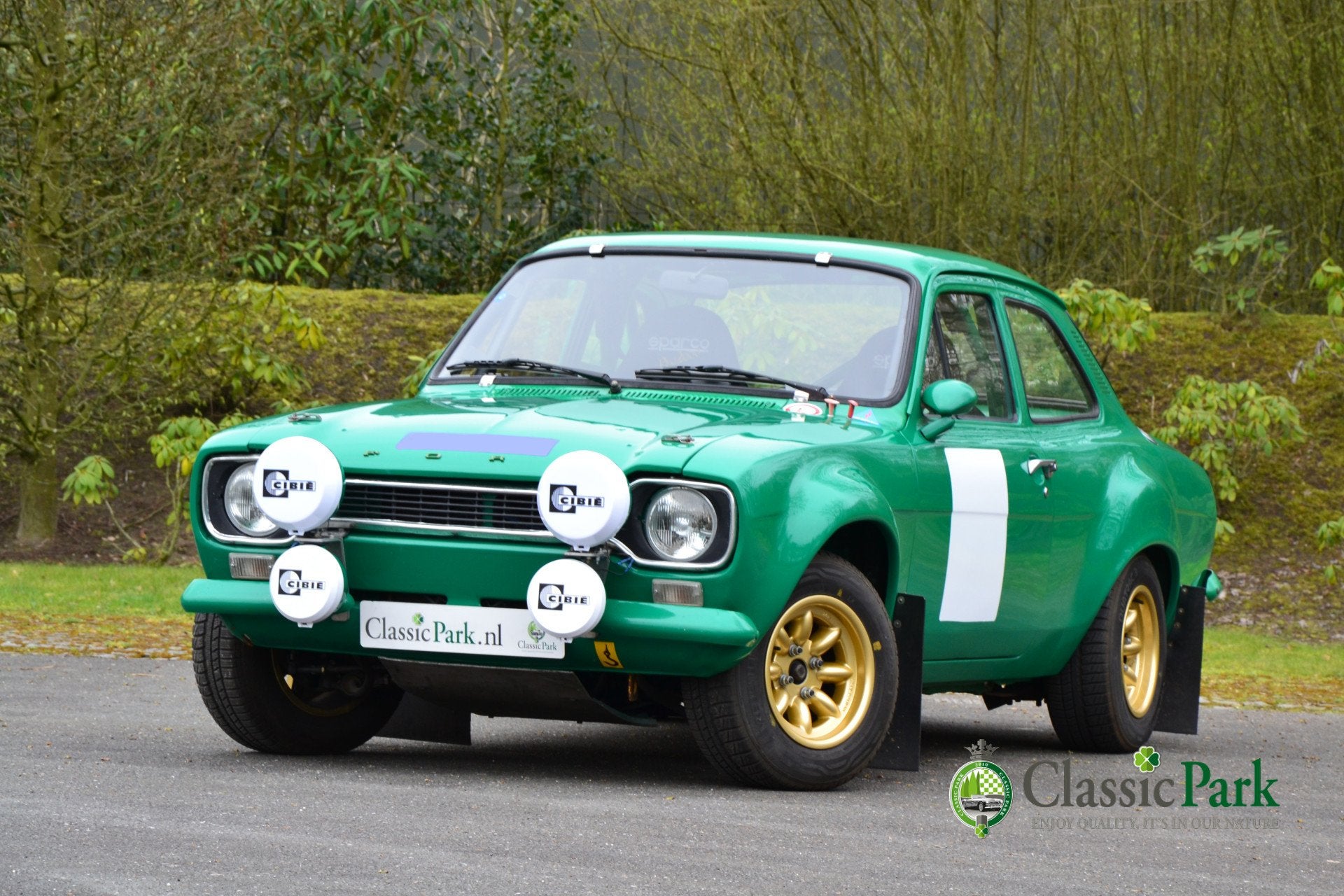 Ford Escort Mk1 Rally car (bj 1974), Auto's, Stof, Zwart, Bedrijf, Handgeschakeld