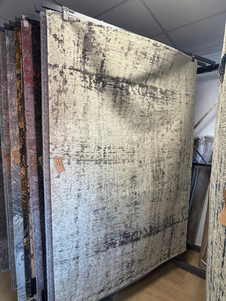 Vloerkleed 155x230cm, Ophalen, Blauw, 150 tot 200 cm, Rechthoekig