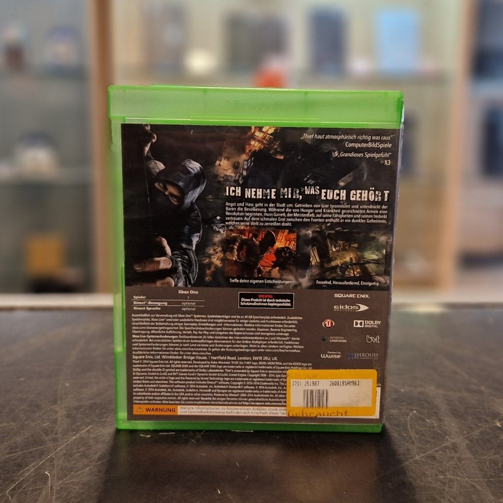 Thief Microsoft Xbox One Game - In Nette Staat, Xbox, Gebruikt, Support@xbox.com, One Microsoft Way
Redmond, WA 98052-6399
