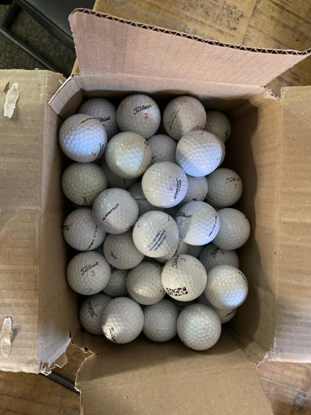 Gebruikte Titleist Golfballen - Perfect voor Training, Sport en Fitness, Ophalen, Gebruikt, Bal(len), Overige merken