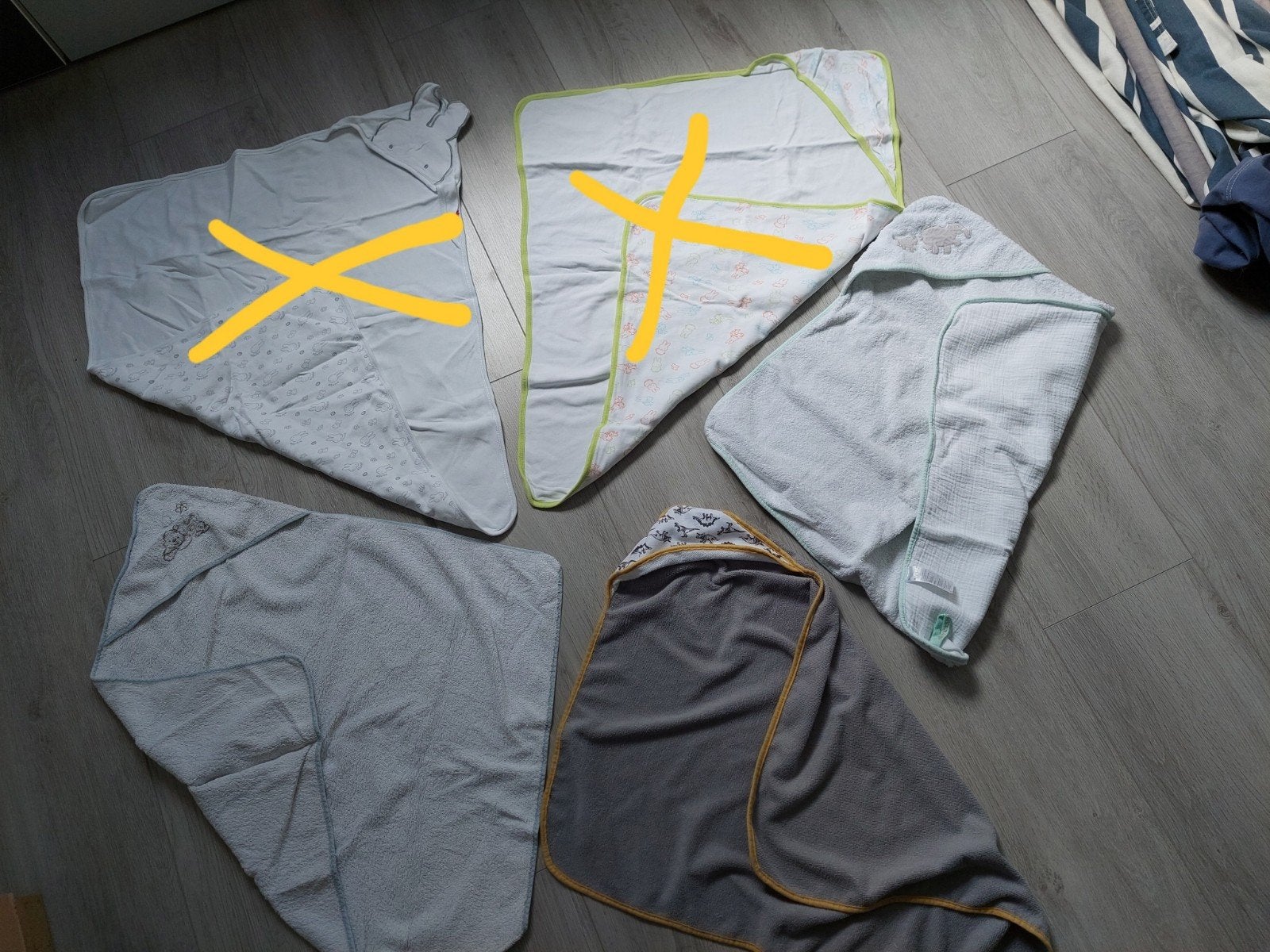 Badcapes jongen unisex badcape omslagdoek bad, Kinderen en Baby's, Ophalen of Verzenden, Zo goed als nieuw, Overige typen