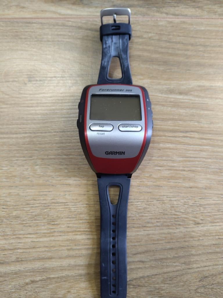 Garmin Forerunner 305 GPS-horloge met hartslagmeter, Gebruikt, Zwart, Garmin, Afstand