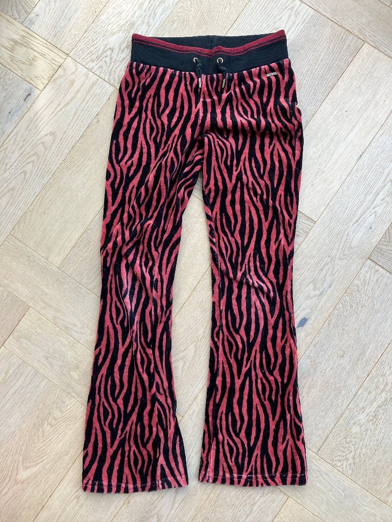 leuke rood-bruin/zwart flared broek maat 152/158 Persival, Broek, Persival, Gebruikt, Meisje
