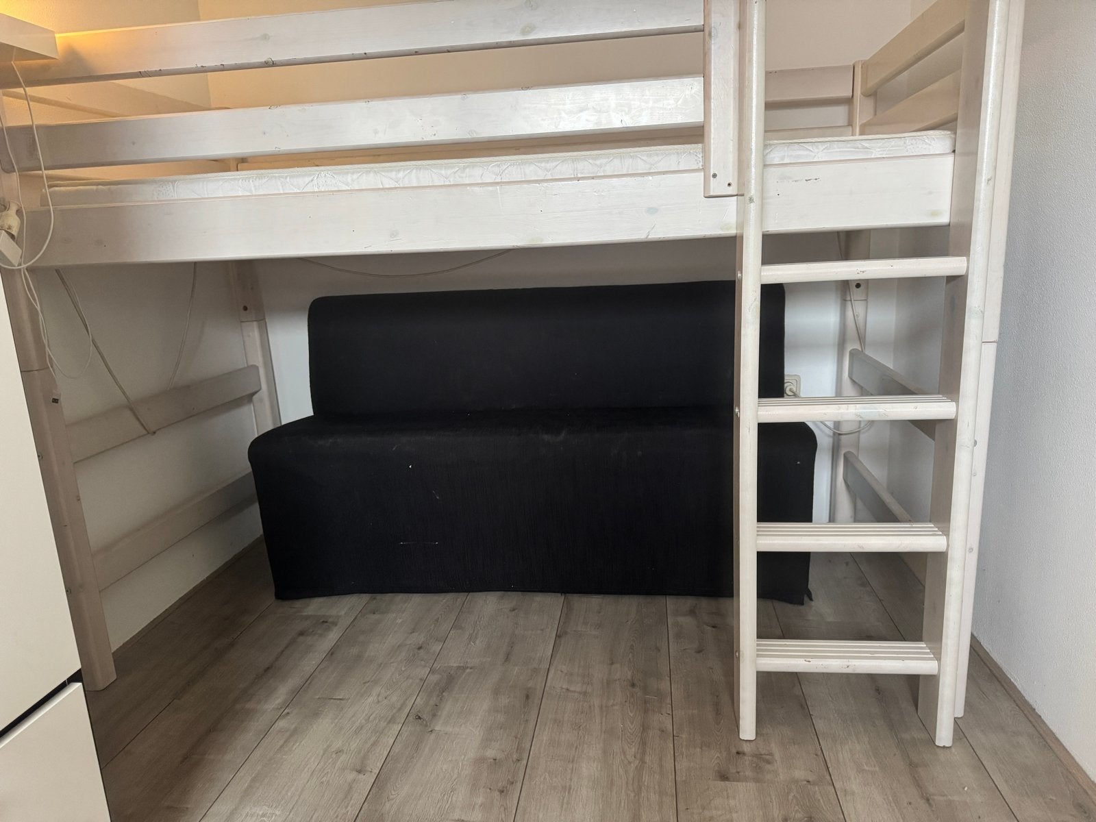 Gratis bankje voor onder hoogslaper (wijchen), Ophalen, Gebruikt, Minder dan 75 cm, Tweepersoons