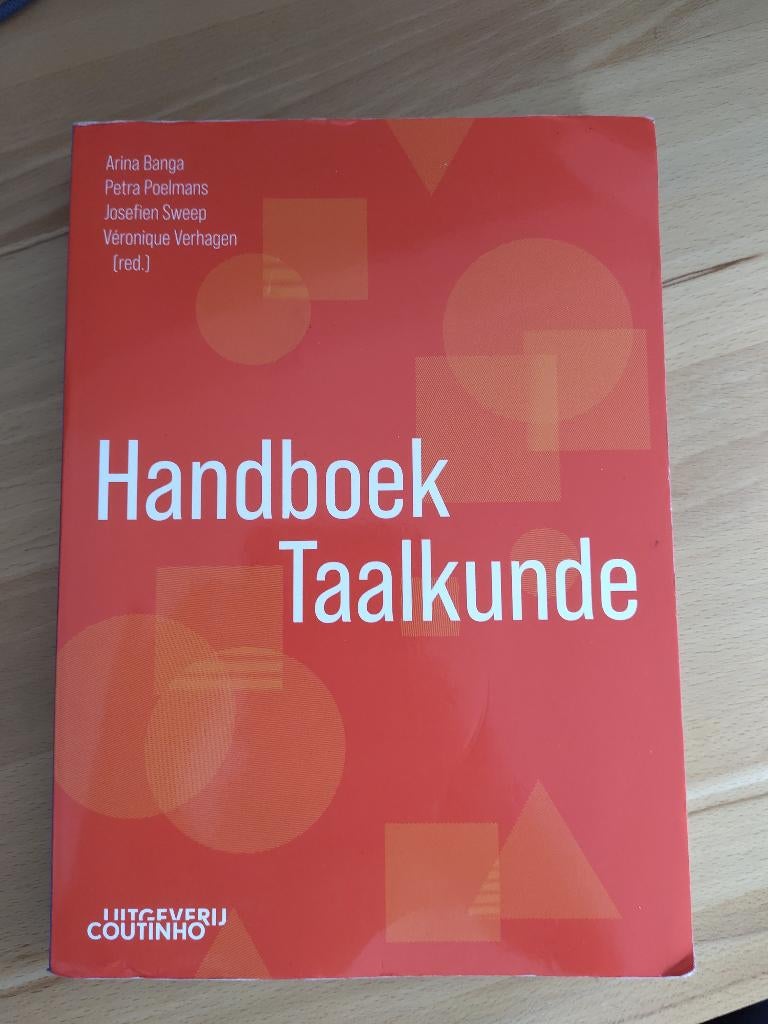 Handboek Taalkunde Banga ea, Gelezen, Diverse auteurs, Ophalen of Verzenden, Geesteswetenschap