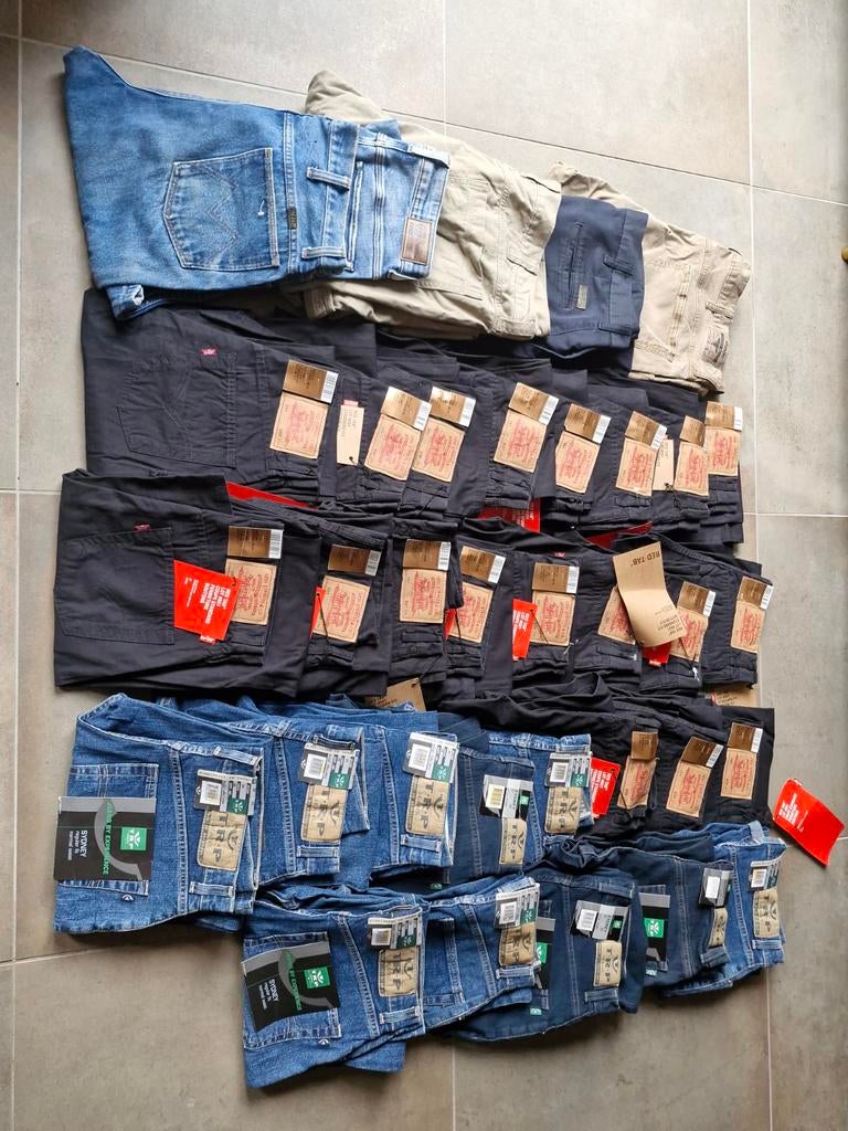 Partij spijkerbroeken - levi's, TRP Jeans, vintage, TRP Jeans, Levi's, Overige jeansmaten, Nieuw, Verzenden