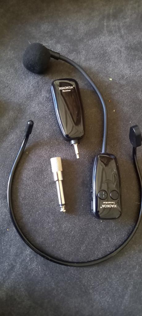 draadloze headset, Muziek en Instrumenten, Microfoons, Zo goed als nieuw, Overige typen, Draadloos, Ophalen