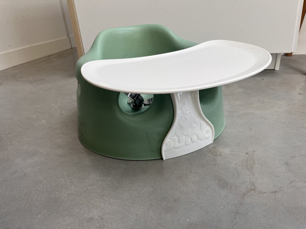 Bumbo with tray table, Ophalen of Verzenden, Gebruikt, Overige typen, Gordel(s)