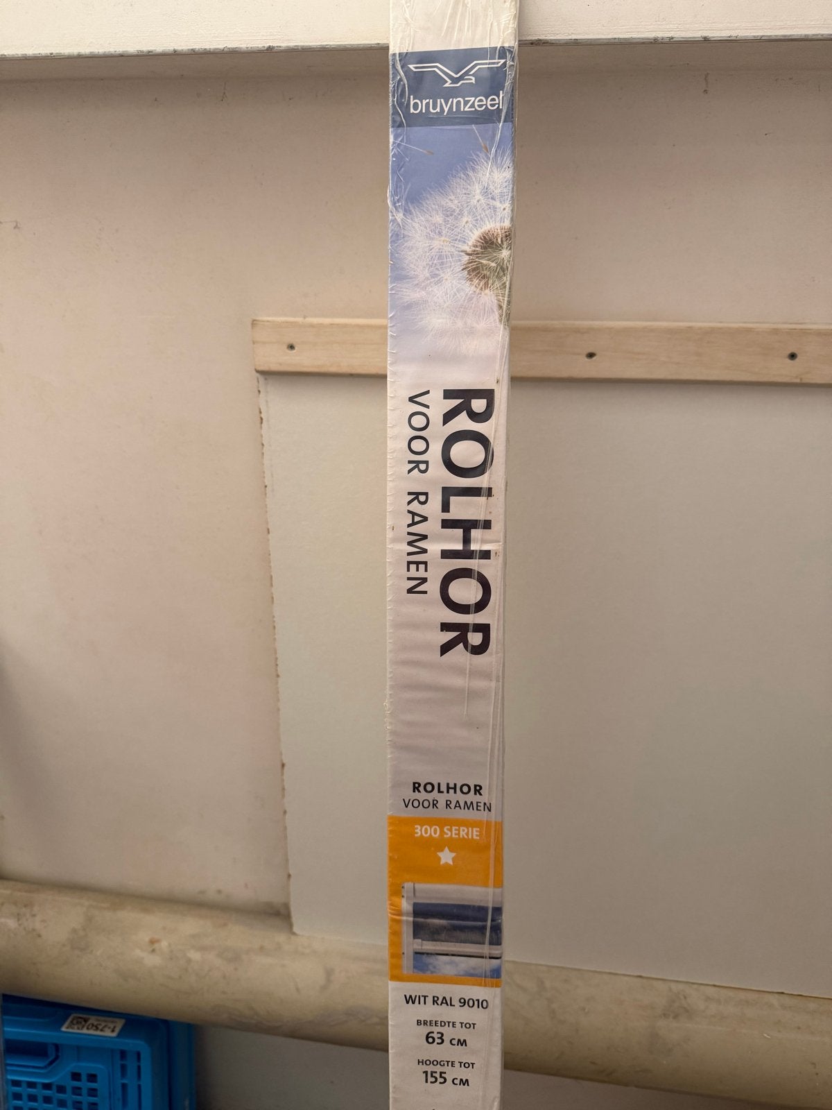Bruynzeel Rolhor voor ramen - Wit RAL 9010 (63x155 cm), Kunststof, Minder dan 80 cm, Hordeur, Nieuw