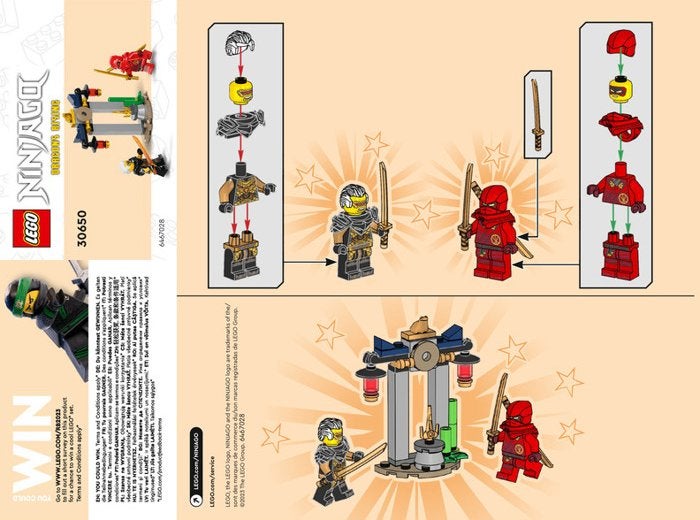 Lego Ninjago Dragons Rising Season 1 30650 Kai and Rapton's, Inclusief accessoires, Lego, Nieuw, Ophalen of Verzenden