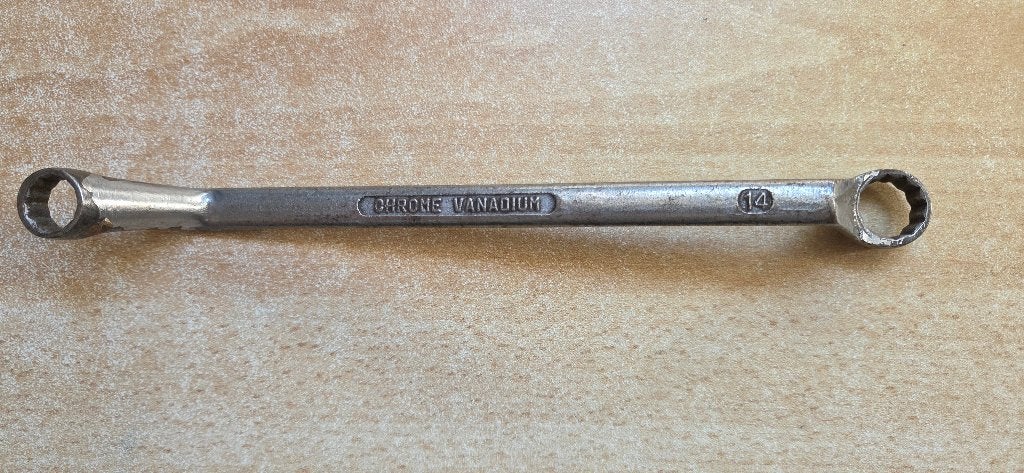 Dynasteel Sleutel 11mm x 14mm - Chroom Vanadium, Auto diversen, Ophalen of Verzenden, Gebruikt