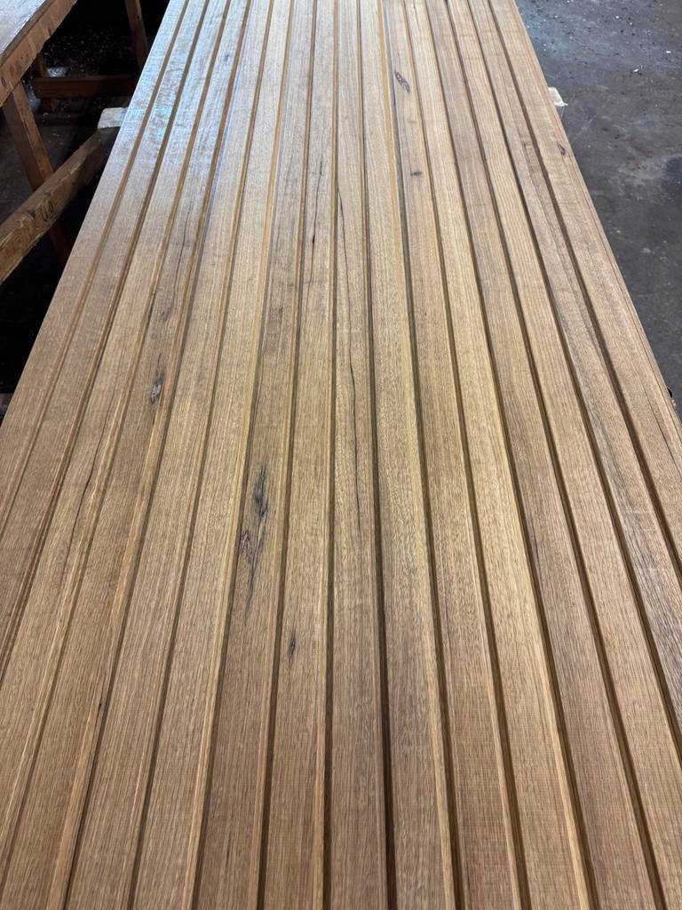 Actieweek: Thermo Frake & Ayous planken voor €7,50 p/m1 ex, Doe-het-zelf en Verbouw, Ophalen, Minder dan 25 mm, Nieuw, Plank