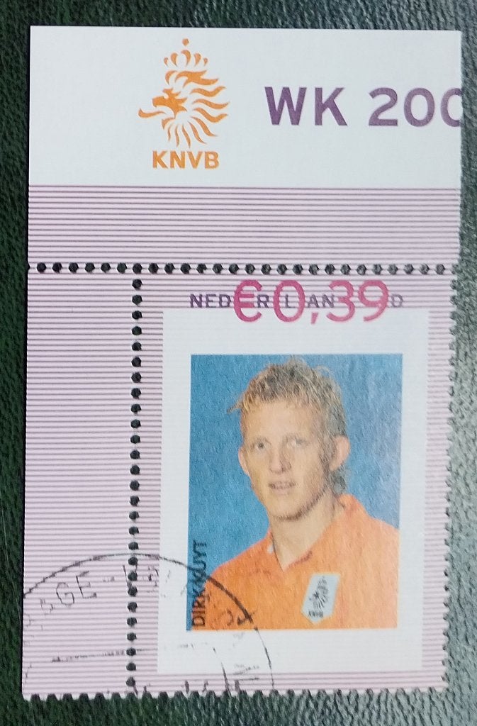 Oranje 12: WK 2006, Dirk Kuyt, Postzegels en Munten, Verzenden, Na 1940, Gestempeld