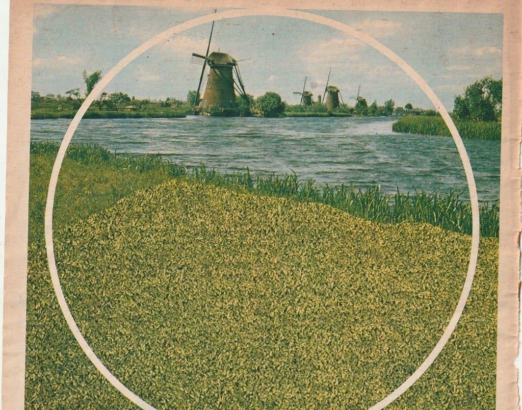Retro reclame 1968 Richeleu tapijt molen panorama zo mooi, Verzenden, Overige typen