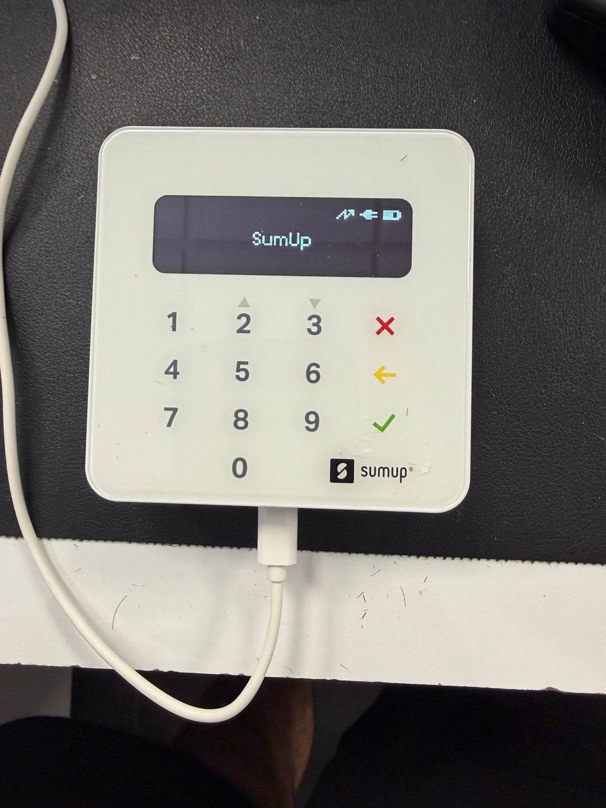 SumUp Air pinautomaat - Draagbaar en gebruiksvriendelijk, Ophalen