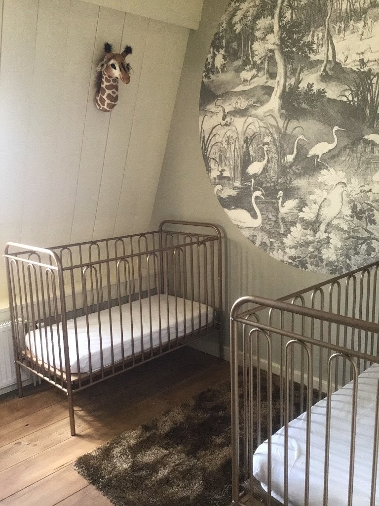 2 Vintage ledikantje Polini (tweeling), Ophalen, Gebruikt, Minder dan 140 cm, Minder dan 70 cm