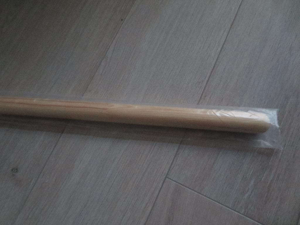 Houten trapleuning rond 38 mm, 440 cm, 6 beugels, NIEUW, Ophalen, Nieuw, Trap, 4 meter of meer
