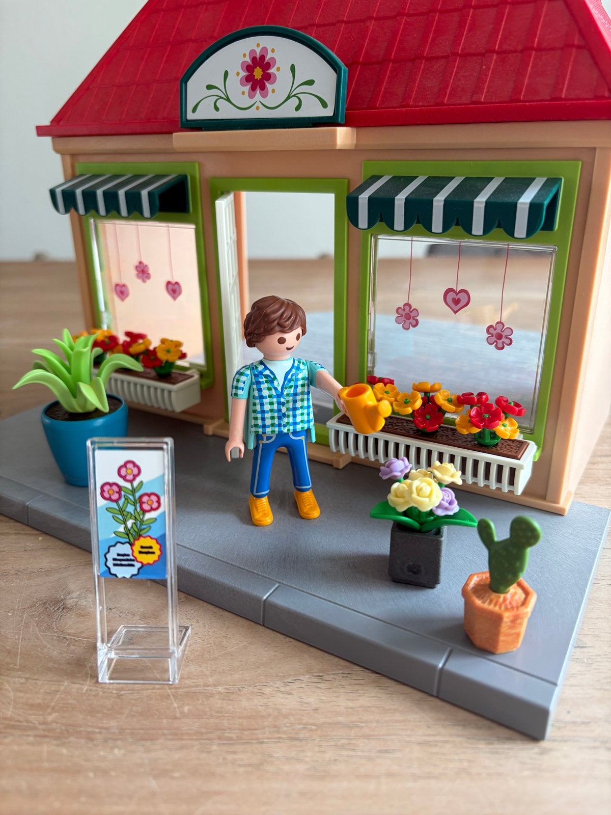Playmobil Bloemenwinkel city life 70016, Gebouw, Complete set, Ophalen of Verzenden, Zo goed als nieuw