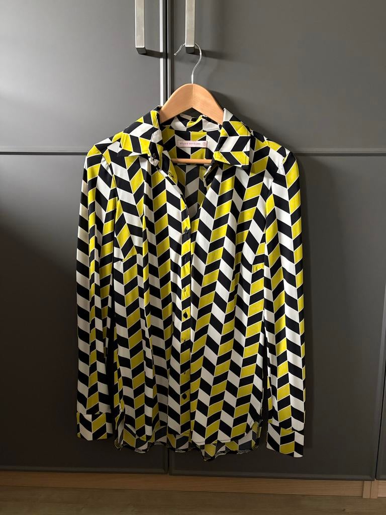 Leuke blouse van Studio Anneloes, Kleding | Dames, Ophalen of Verzenden, Zo goed als nieuw, Maat 36 (S), Zwart