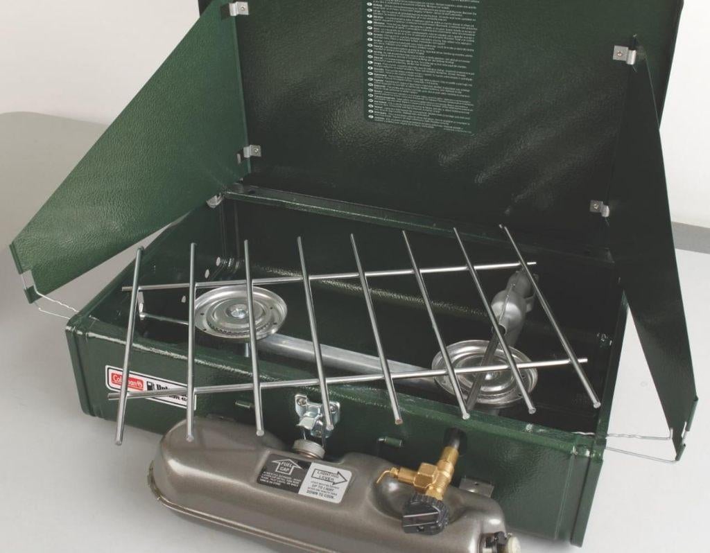 Coleman 2 Burner Stove benzinebrander, Coleman, Info@coleman.com, Minervum breda, Nieuw