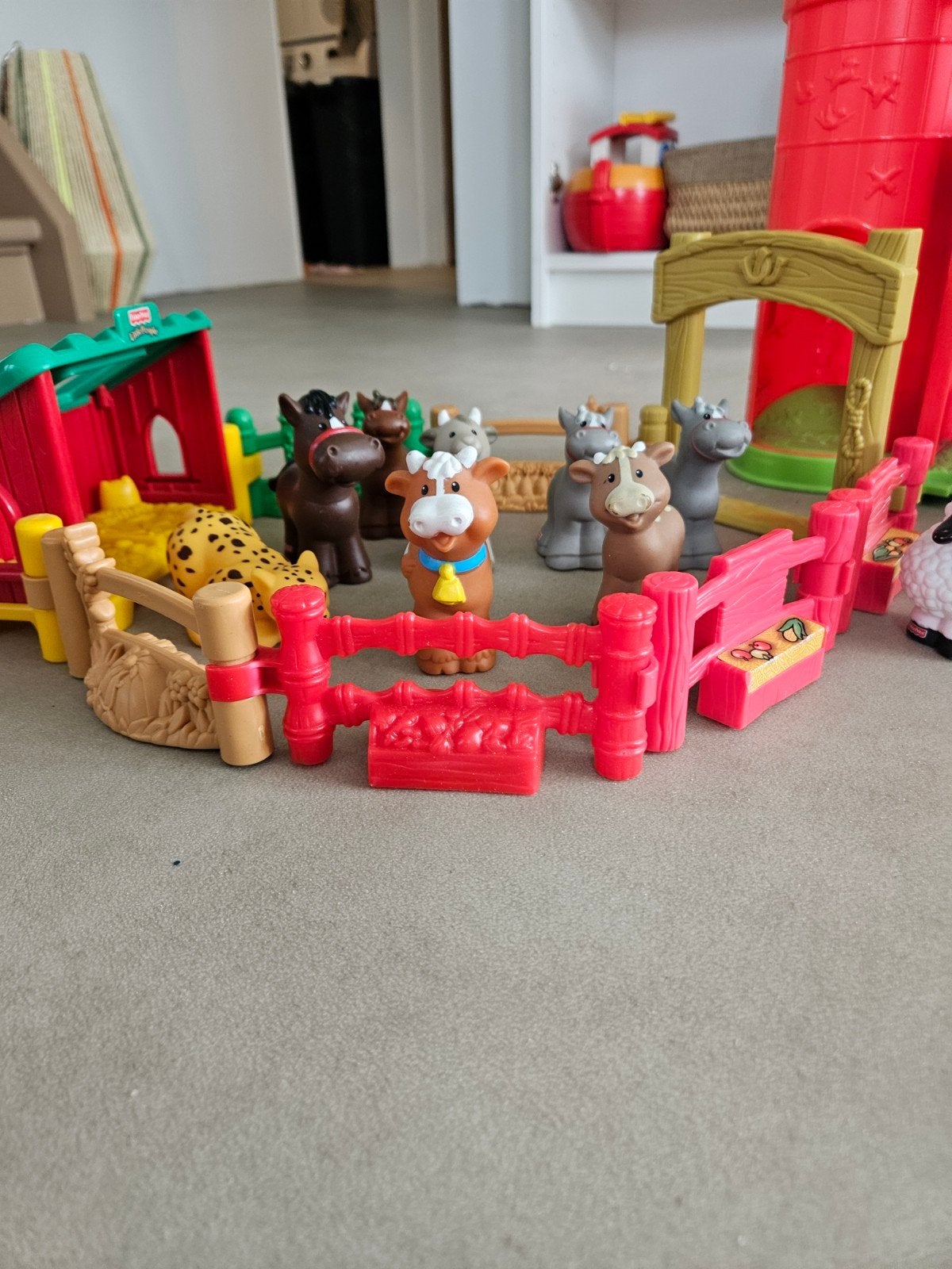 Grote Fisher-Price Little People Boerderij Set met Tractoren, Kinderen en Baby's, Speelgoed | Overig, Ophalen of Verzenden, Zo goed als nieuw