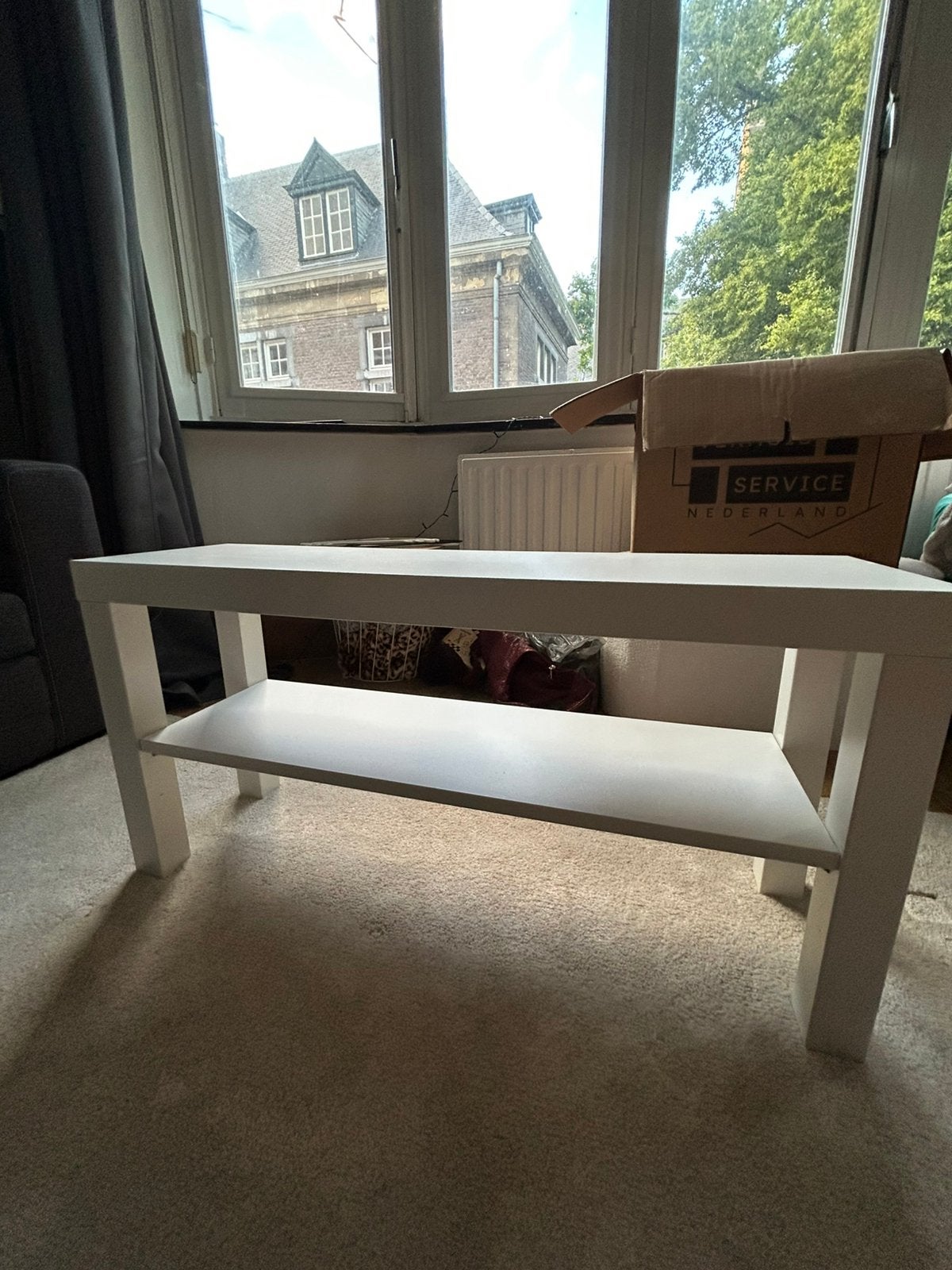 TV kast LACK, Huis en Inrichting, Tafels | Sidetables, Ophalen, Zo goed als nieuw, 25 tot 50 cm, Rechthoekig